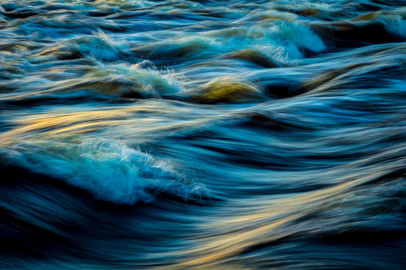 Calm flowing water texture