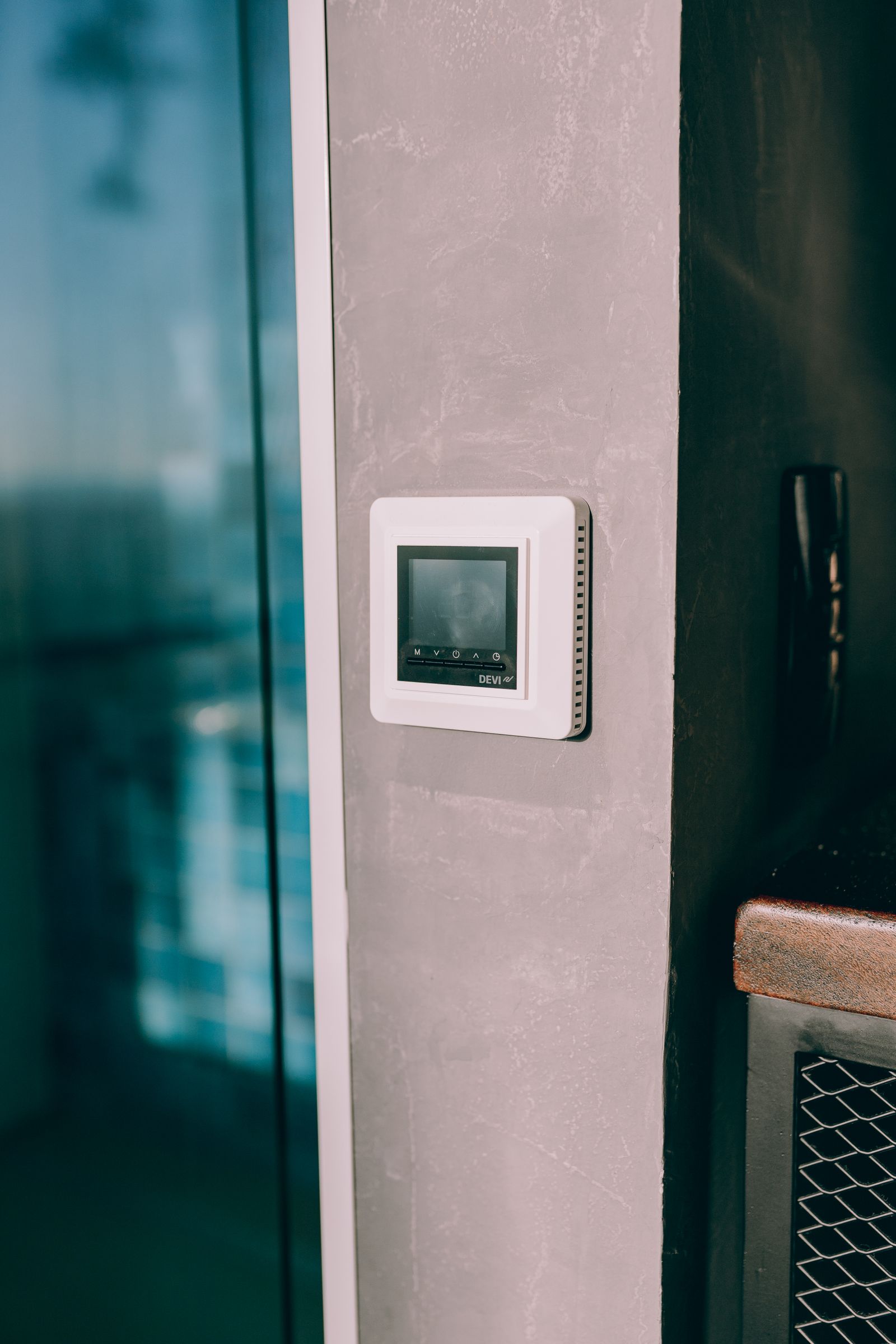 Wall thermostat control