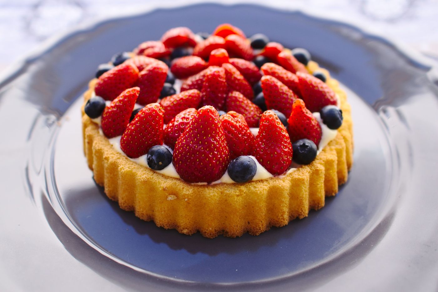 A fruit tart