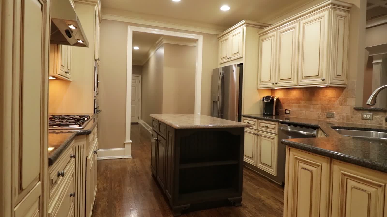 A renovated Maple Ridge interior with cabinetry and finished carpentry