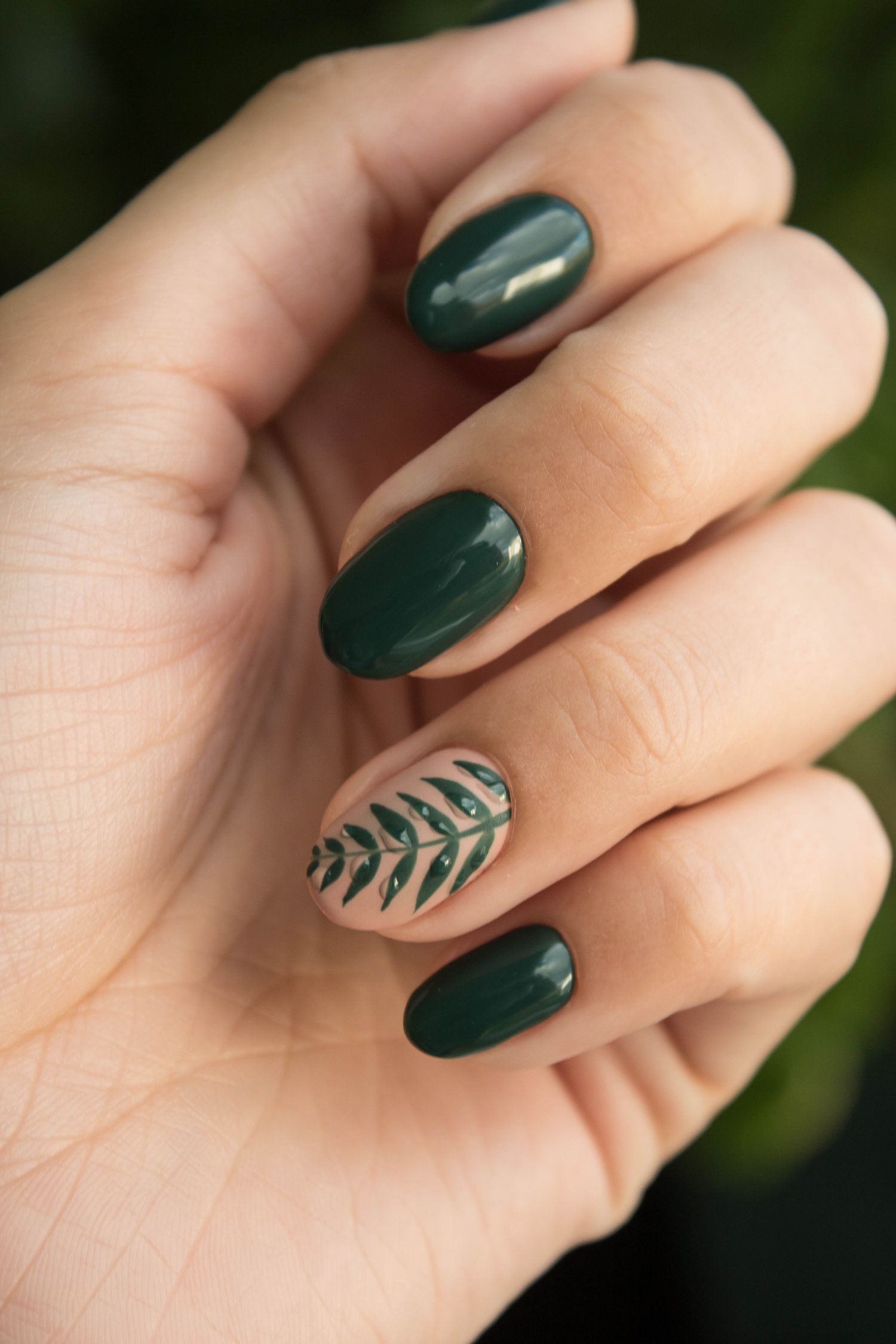 Manicured nails