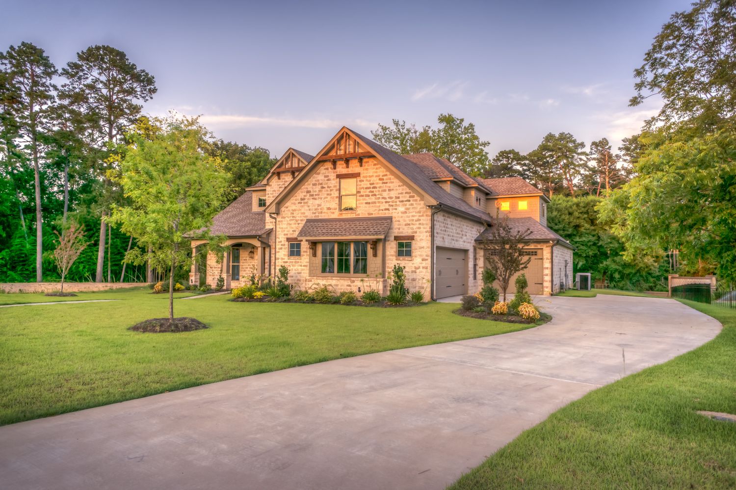 Grey suburban home