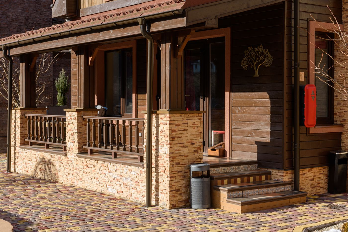 Clean wood siding